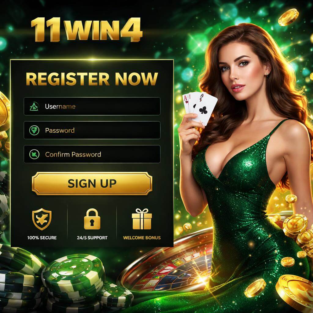11WIN4 sign in area for the gaming platform with casino titles live games and fast entry to the full entertainment lobby